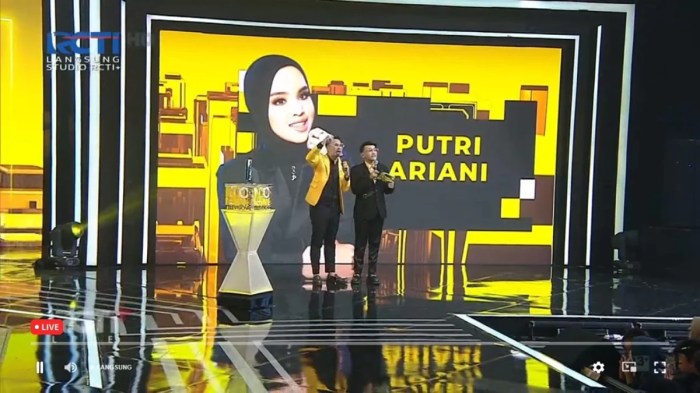 Putri Ariani Raih Penghargaan Spesial Kategori Public Figur Inspiratif ... Serial TV Lokal Raih Penghargaan Internasional