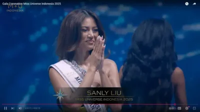 Sanly Liu Dinyatakan Sebagai Miss Universe Indonesia 2025