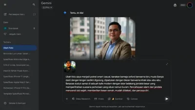 Edit Foto Seperti Studio Profesional Menggunakan Google Gemini AI