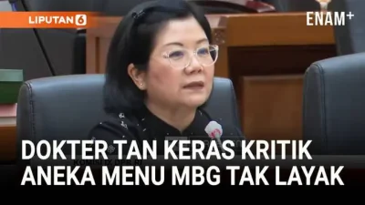 Kritik Ahli Gizi Dokter Tan di DPR tentang Menu MBG yang Tak Layak