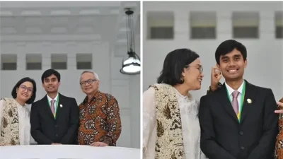 Momen Bahagia Sri Mulyani Anaknya Resmi Menjadi Dokter Spesialis Penyakit Dalam