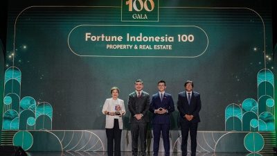 BSDE Menangkan Penghargaan Tertinggi di Kategori Properti dan Real Estate Fortune Indonesia 100 Gala 2025