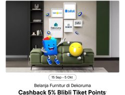 Tiket Rewards Gandeng Dekoruma, Belanja Furnitur Kini Lebih Menguntungkan