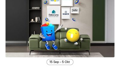 Tiket Rewards Gandeng Dekoruma, Belanja Furnitur Kini Lebih Menguntungkan