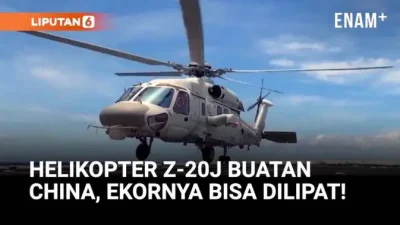 Helikopter Z-20J Buatan China Perkenalan Perdana di Pameran Tianjin