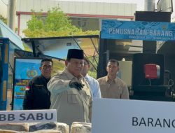 Pemusnahan 21484 Ton Narkoba Senilai Rp 2937 Triliun oleh Prabowo di Mabes Polri