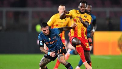 Hasil Liga Italia Lecce vs Napoli: Tuan Rumah Gagal Penalti, Anguissa Selamatkan Tim