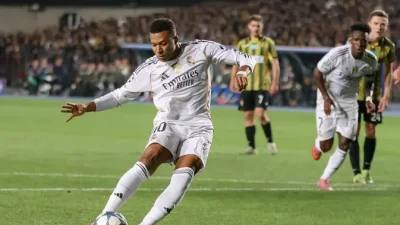 Hasil Kairat vs Real Madrid: Kylian Mbappe Cetak Hattrick, Los Blancos Menang Besar di Kazakhstan