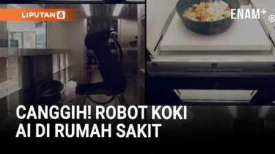 Robot Koki AI di Rumah Sakit Dapat Memasak Banyak Hidangan Sekaligus