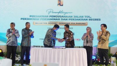 Investasi Rp12,351 Triliun Perkuat Konektivitas 4 Ruas Utama Jabodetabek Tol Bogor-Serpong via Parung
