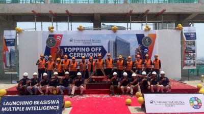 Gedung Kampus Jakarta Selesai Topping Off, Tawarkan Beasiswa Multiple Intelligence