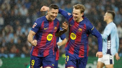 Hasil La Liga Celta Vigo vs Barcelona Hattrick Lewandowski Bawa Kemenangan untuk Barca