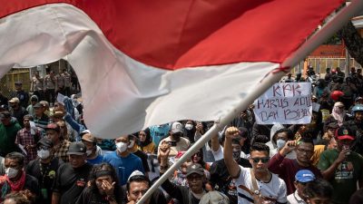 Empat Orang Ditangkap Polisi dalam Aksi Demo Pemakzulan Bupati Pati