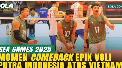 Mental Juara Timnas Voli Putra Indonesia Berhasil Balikkan Keadaan di Set Keempat Semifinal SEA Games 2025