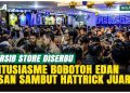 Bobotoh Antre Sejak Pagi untuk Merchandise Persib Bandung Sebelum Rayakan Juara
