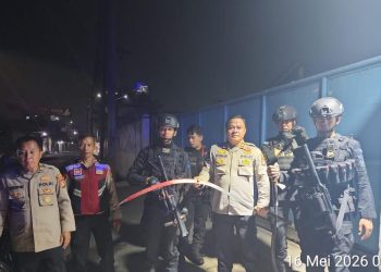 Jejak Parang 1 Meter di Tempat Tawuran di Kosambi