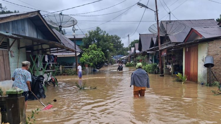 Banjir Melanda Tiga Kabupaten di Sumatera Utara