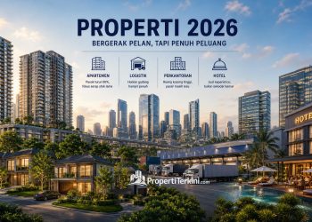 Properti 2026 Bergerak Pelan: Apartemen Turun 80%, Logistik Hampir Penuh, Kantor Lesu, Hotel dengan Pengalaman