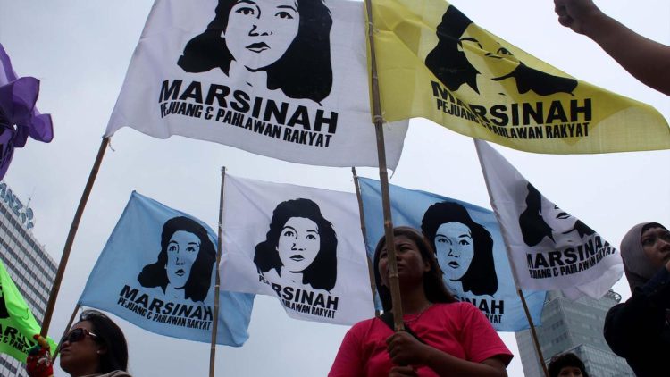 Prabowo Janji Resmikan Museum Marsinah di Depan Massa Buruh