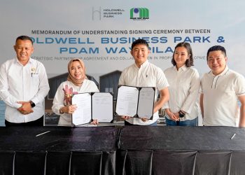 Dorong Industri Logistik, Hadirkan Infrastruktur Air Bersih di Holdwell Business Park