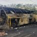 5 Fakta Terbaru Kecelakaan Bus vs Truk BBM di Sumsel