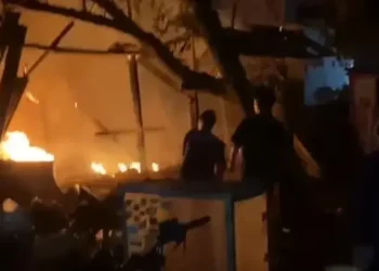 Kebakaran di Gudang Cakung