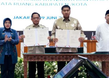 Mendagri dan Menteri PKP Teken SKB untuk Percepatan 3 Juta Rumah