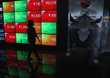 Penjualan Bersih Asing Sesi 1 Rp 1,4 Triliun, TPIA dan DEWA Dijual