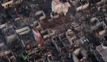 Puing Kebakaran Permukiman Padat di Kemayoran