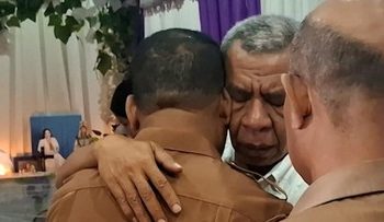 Suasana Rumah Duka Dokter Jelang Pemakaman