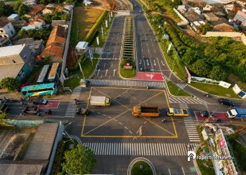 Jalan Baru Paramount Petals Kini Dimanfaatkan Warga, Mobilitas ke Curug Semakin Mudah