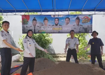 Warga Binaan Babel Ubah Limbah Batu Bara Menjadi Pupuk Kompos Ramah Lingkungan