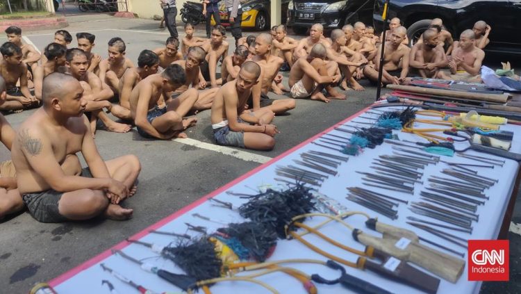 Penangkapan 50 Orang Terkait Dugaan Geng Motor di Bengkulu