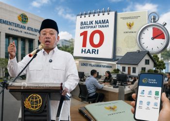 Urus Balik Nama Sertifikat Tanah 10 Hari, Petugas Molor Bisa Dipecat, Ini Alur dan Syaratnya