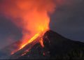 Gunung Karangetang Sulut Erupsi Semburkan Lava Setinggi 400 Meter