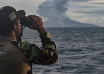 Kondisi Anak Krakatau Setelah Erupsi Beruntun pada Jumat Lalu