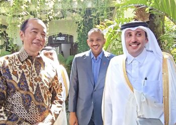 Dubes Qatar Sultan bin Mubarak Berkunjung ke Rumah Jokowi di Solo