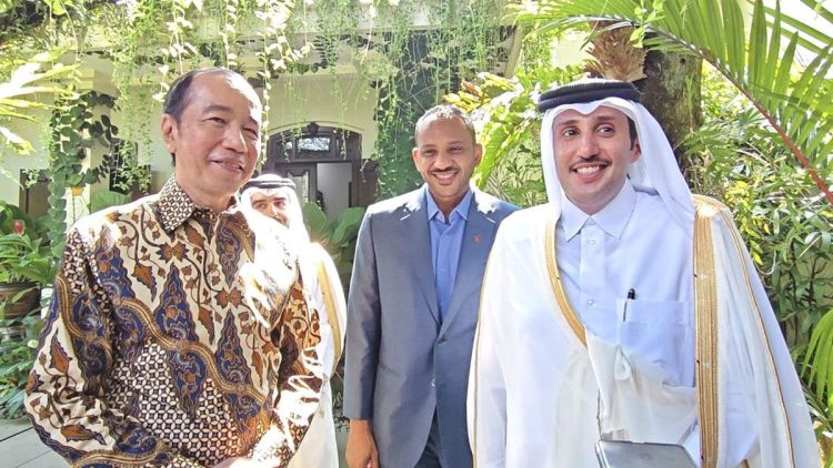 Dubes Qatar Sultan bin Mubarak Berkunjung ke Rumah Jokowi di Solo
