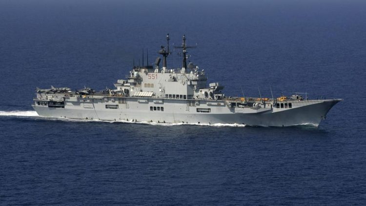 Lanal Lampung Disiapkan TNI AL Sebagai Tempat Sandar Kapal Induk Garibaldi
