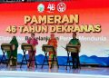 Tri Tito Hadiri Acara Syukuran 46 Tahun Dekranas Bersama Istri Wapres