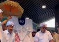 Momen Pelepasan Jenazah Rachmat Gobel ke Taman Makam Pahlawan Kalibata