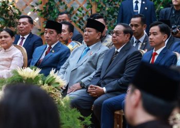 Nikahan Anak Boy Thohir, Prabowo dan Jokowi Duduk Bersama di Satu Meja
