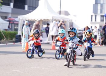 Arena Seru Balapan Pushbike Anak di Summarecon Crown Gading 2026