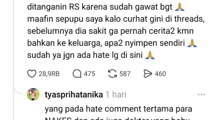 Pasien Meninggal Diduga Terlambat Ditangani, Curhat di Medsos Jadi Perhatian