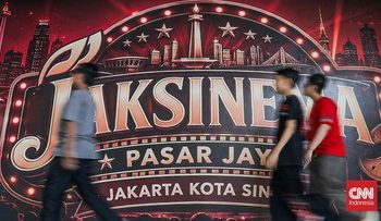 Suasana Bioskop Mini Jaksinema Pasar Rumput saat Libur Maulid
