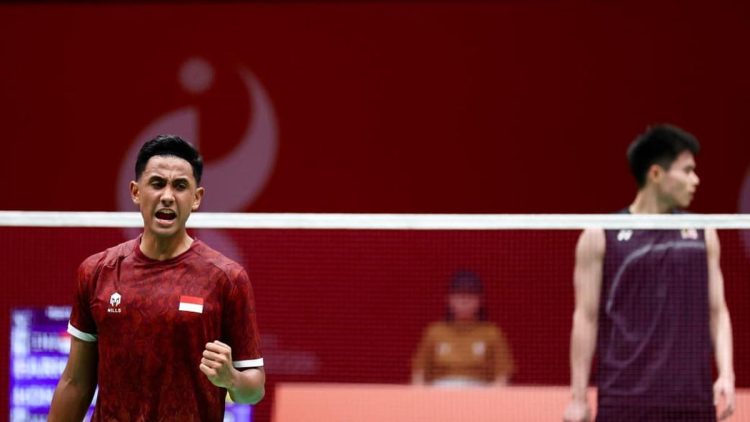 Pertandingan Final Tim Putra Indonesia Lawan China