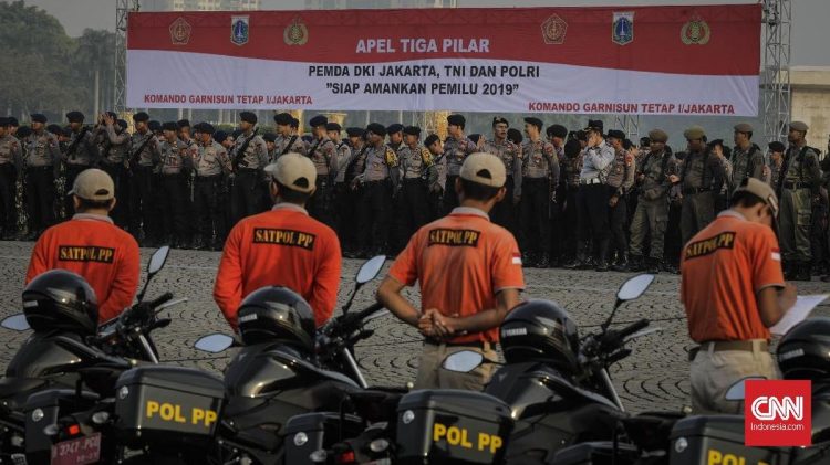 Aparat Gabungan Dikerahkan Kawal Aksi 29 September di Jakarta sebanyak 17.628 Personel