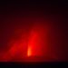 Penampakan Lava Pijar yang Dikeluarkan oleh Gunung Anak Krakatau