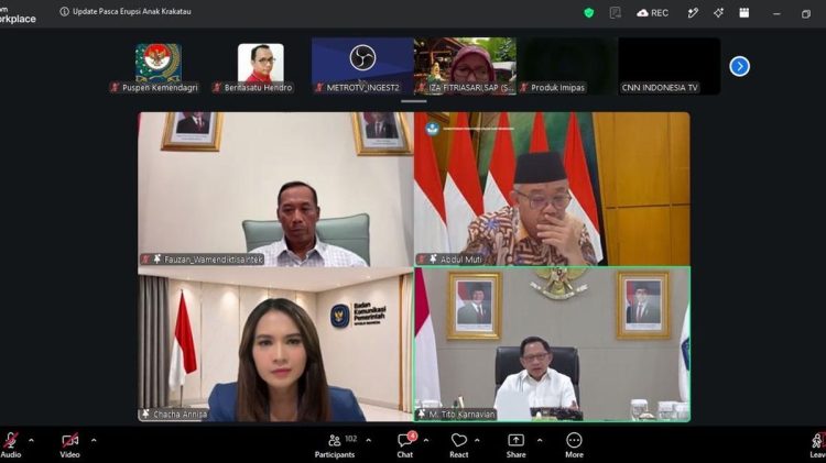 Pemda Terdampak Diimbau Waspadai Erupsi Anak Krakatau