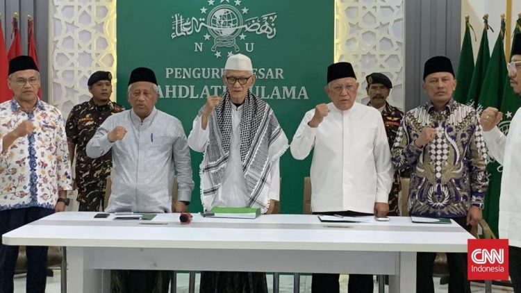 Gus Mus, JK, Ma’ruf Amin dan Istri Gus Dur dalam satu acara penting